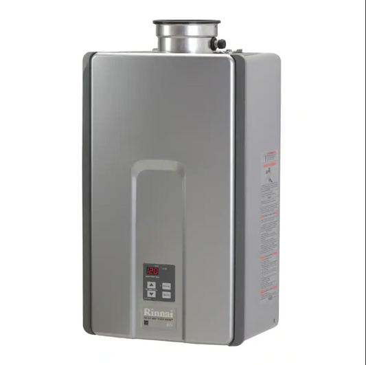 Rinnai High Efficiency Plus 7.5 GPM Residential 180,000 BTU Natural Gas Interior Tankless Water Heater
